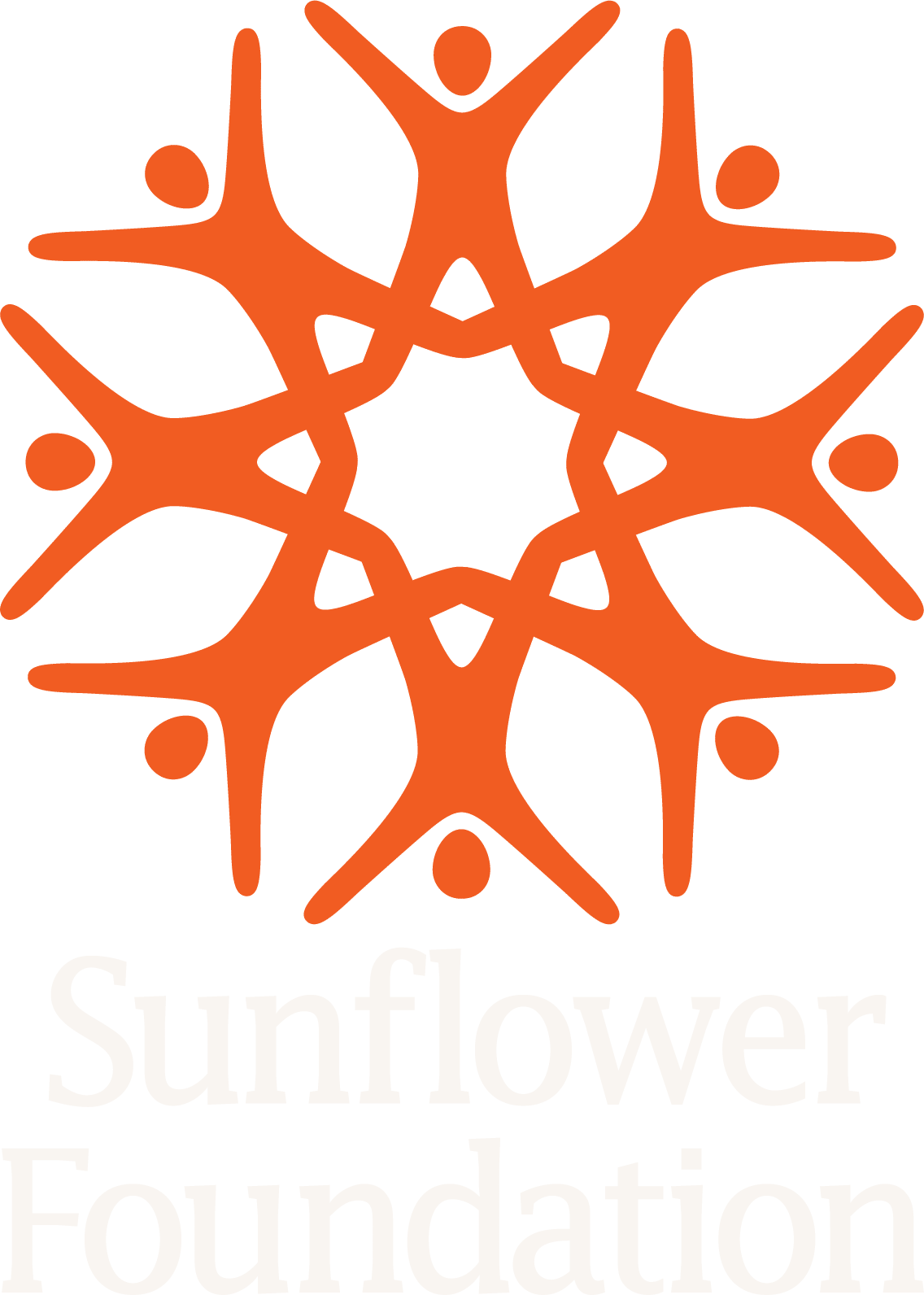 New Sunflower Logo STACKED_White type_2023[15]